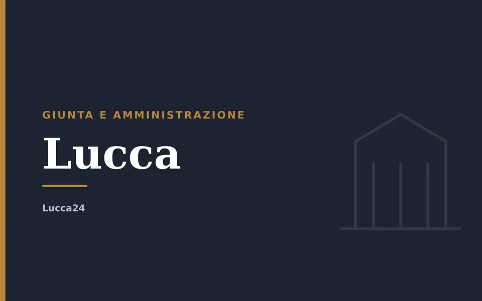 Lucca: Giunta e amministrazione