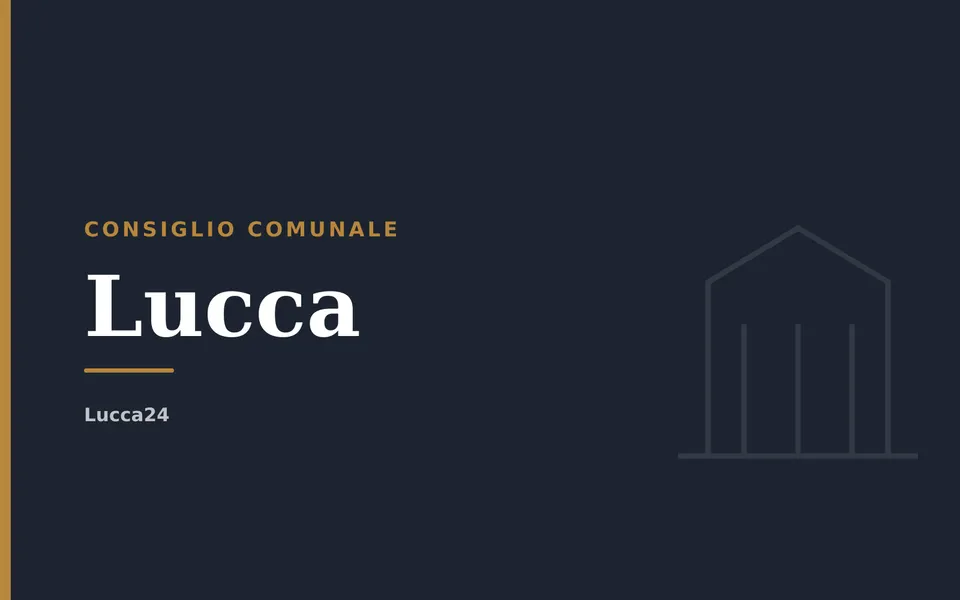 Lucca: Consiglio comunale