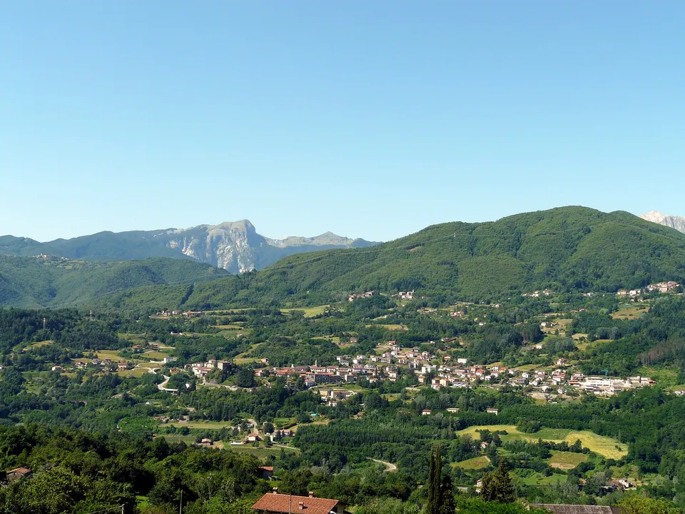 Veduta di Camporgiano