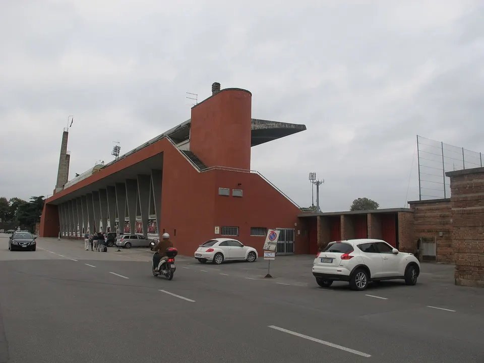 Lo stadio Porta Elisa di Lucca nell'ottobre 2013