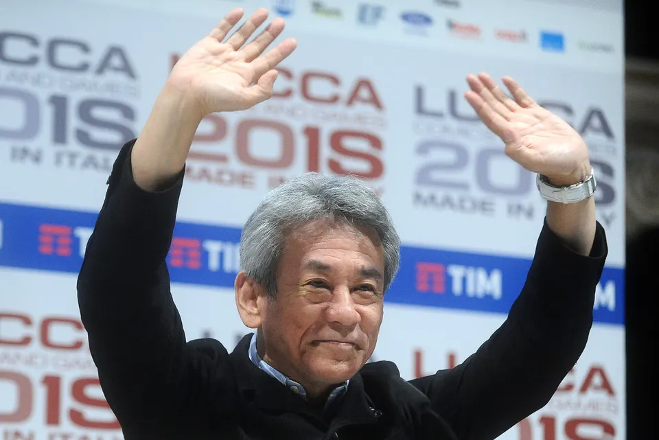Shinji Hashimoto a Lucca Comics &amp; Games. Auditorium della chiesa di San Francesco