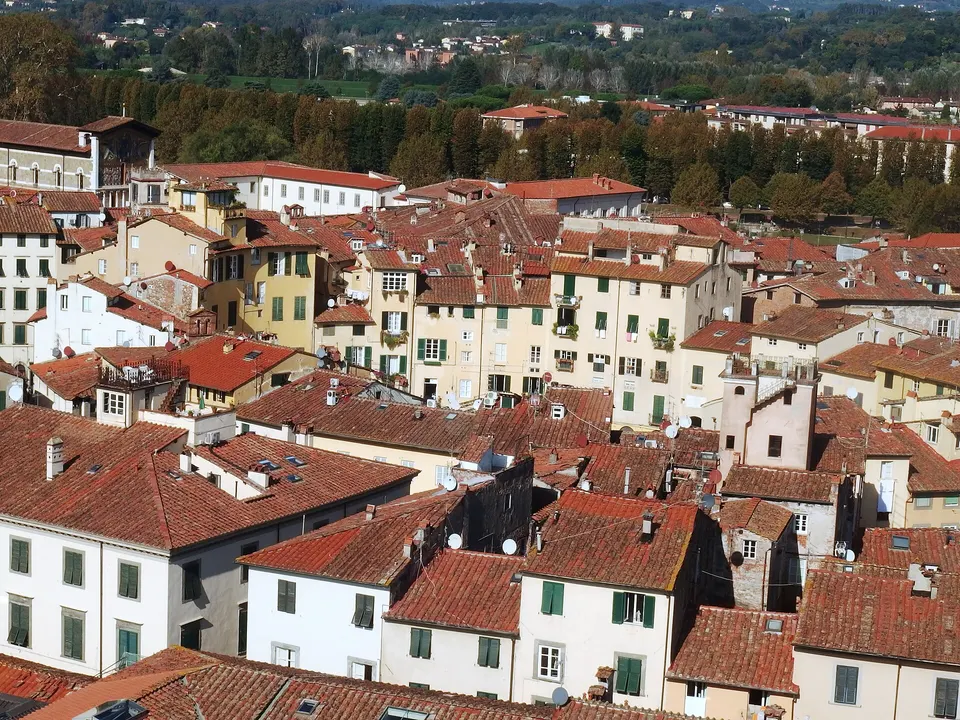 Lucca, Tuscany, Italy.