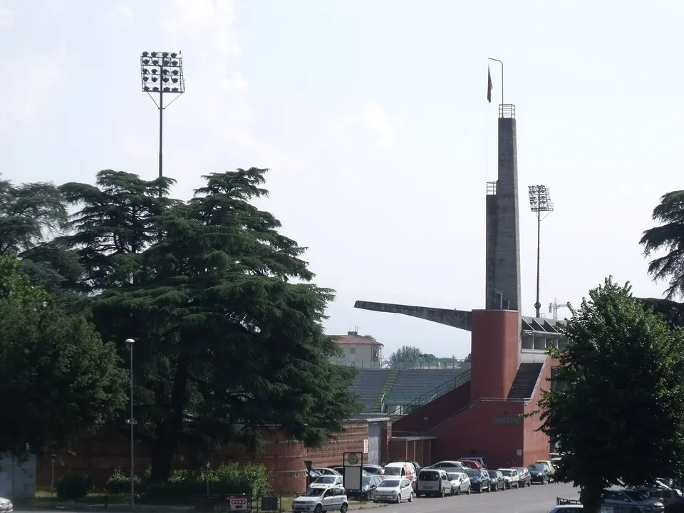 Stadium Porta Elisa in Lucca, Tuscany, Italy