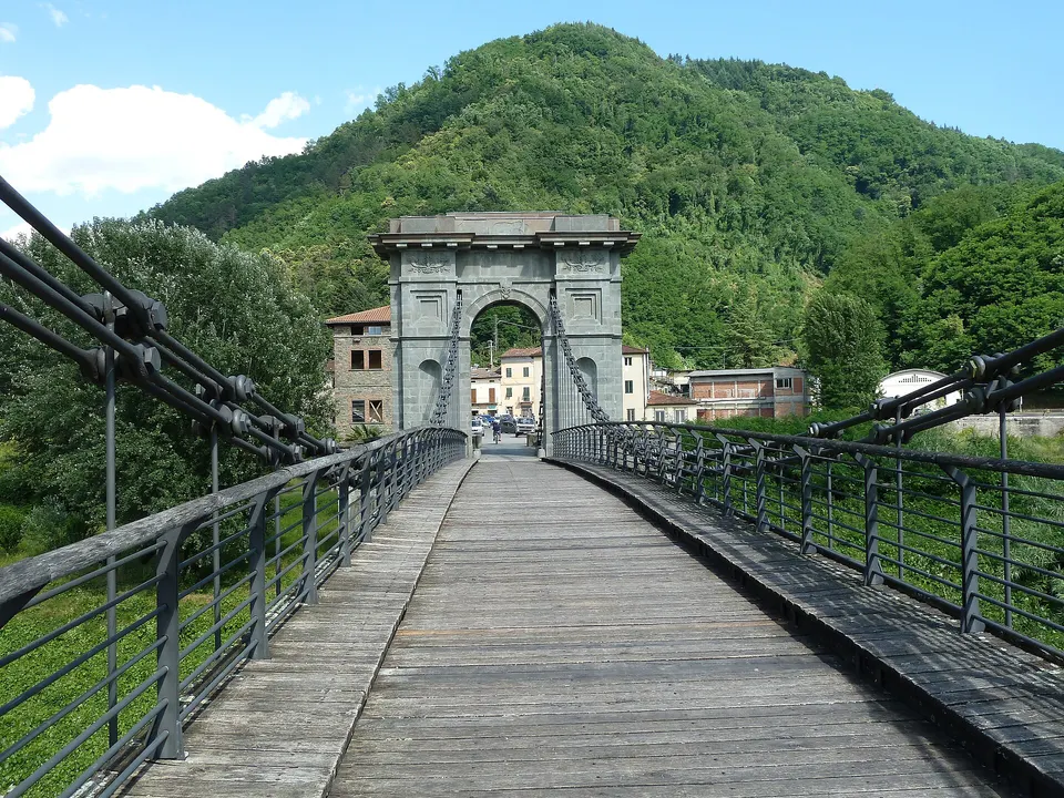 Ponte delle Catene (Fornoli), Bagni di Lucca, Italy June 2015