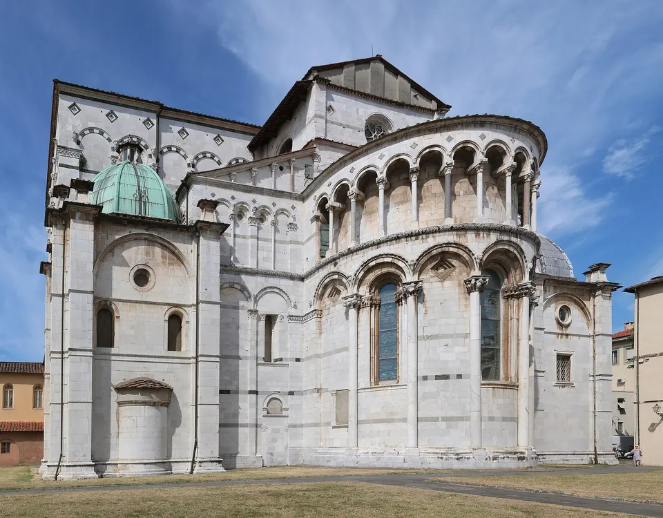 Lucca / Toscana - Backside of Cattedrale di San Martino