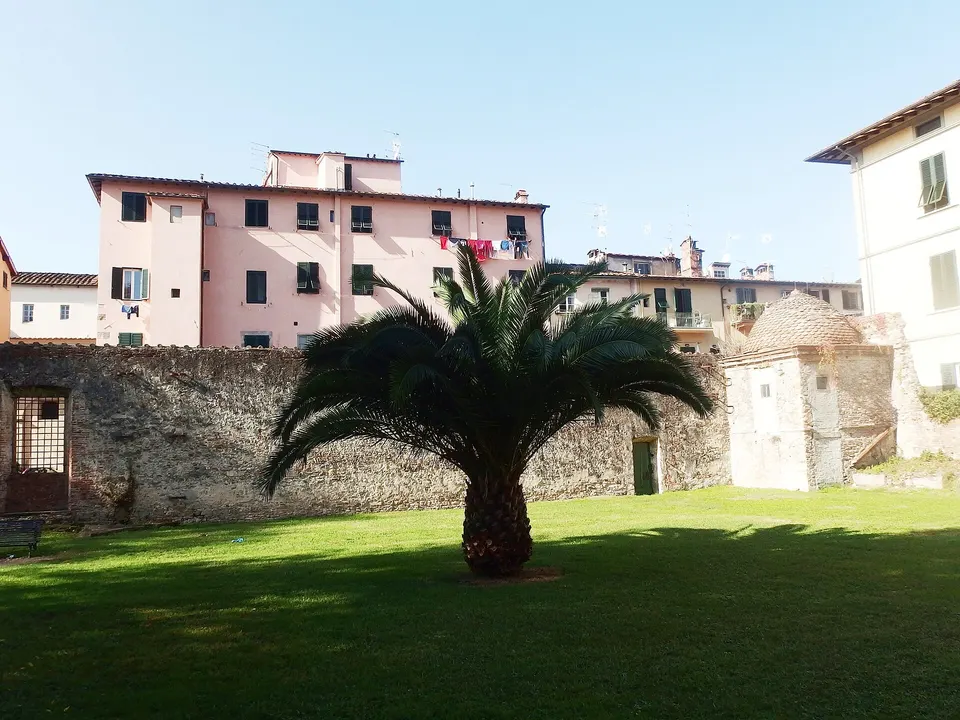 Lucca, Tuscany, Italy. Garden of Villa Bottini.