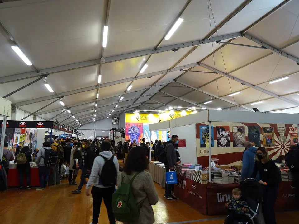 Lucca Comics & Games 2021 - Comics stand in Napoleon square