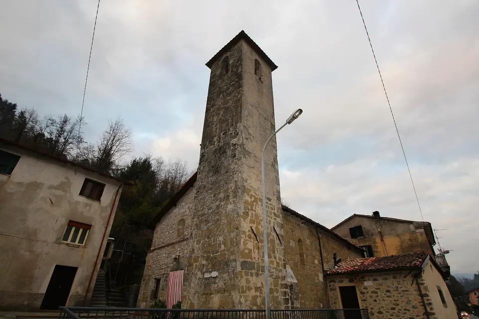 Church Sant'Andrea, Gallicano, Garfagnana, Province of Lucca, Tuscany, Italy