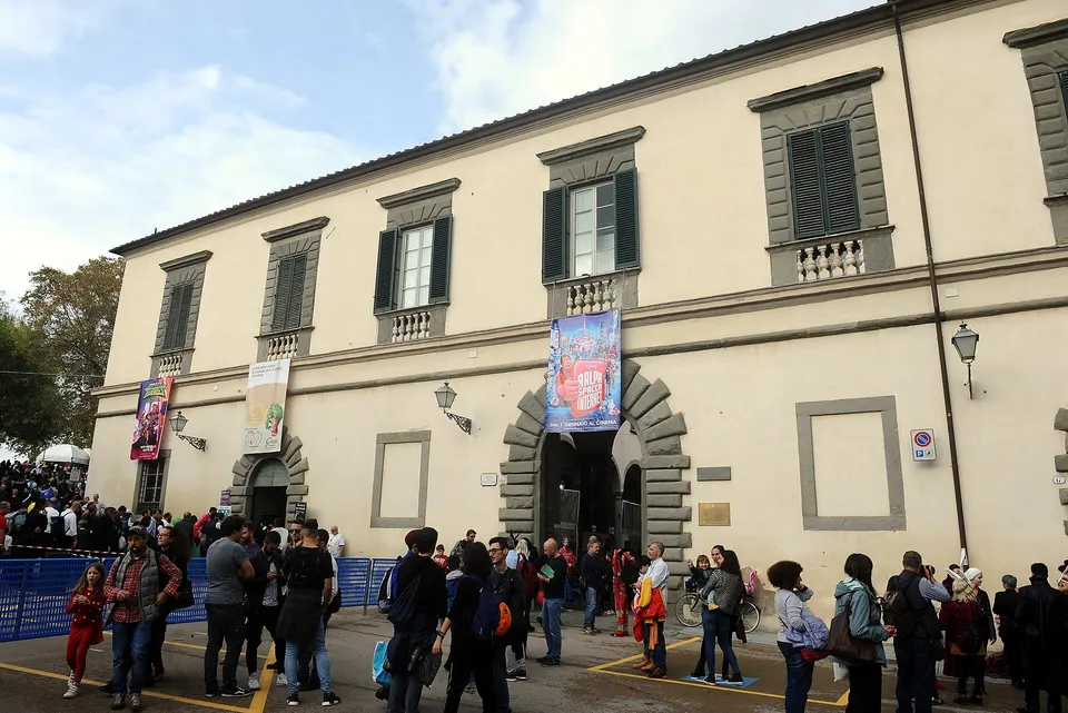Il Real Collegio durante Lucca Comics &amp; Games.