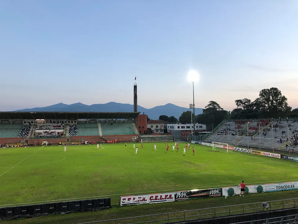 Lucchese vs. Teramo at Stadio Porta Elisa in 2021